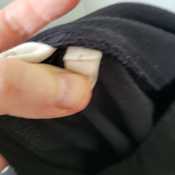 Soft Surroundings Black Slimsations Lattice Twist Leggings Size Large - Picture 6 of 7